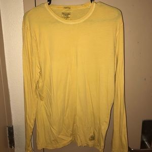 Gold long sleeve shirt